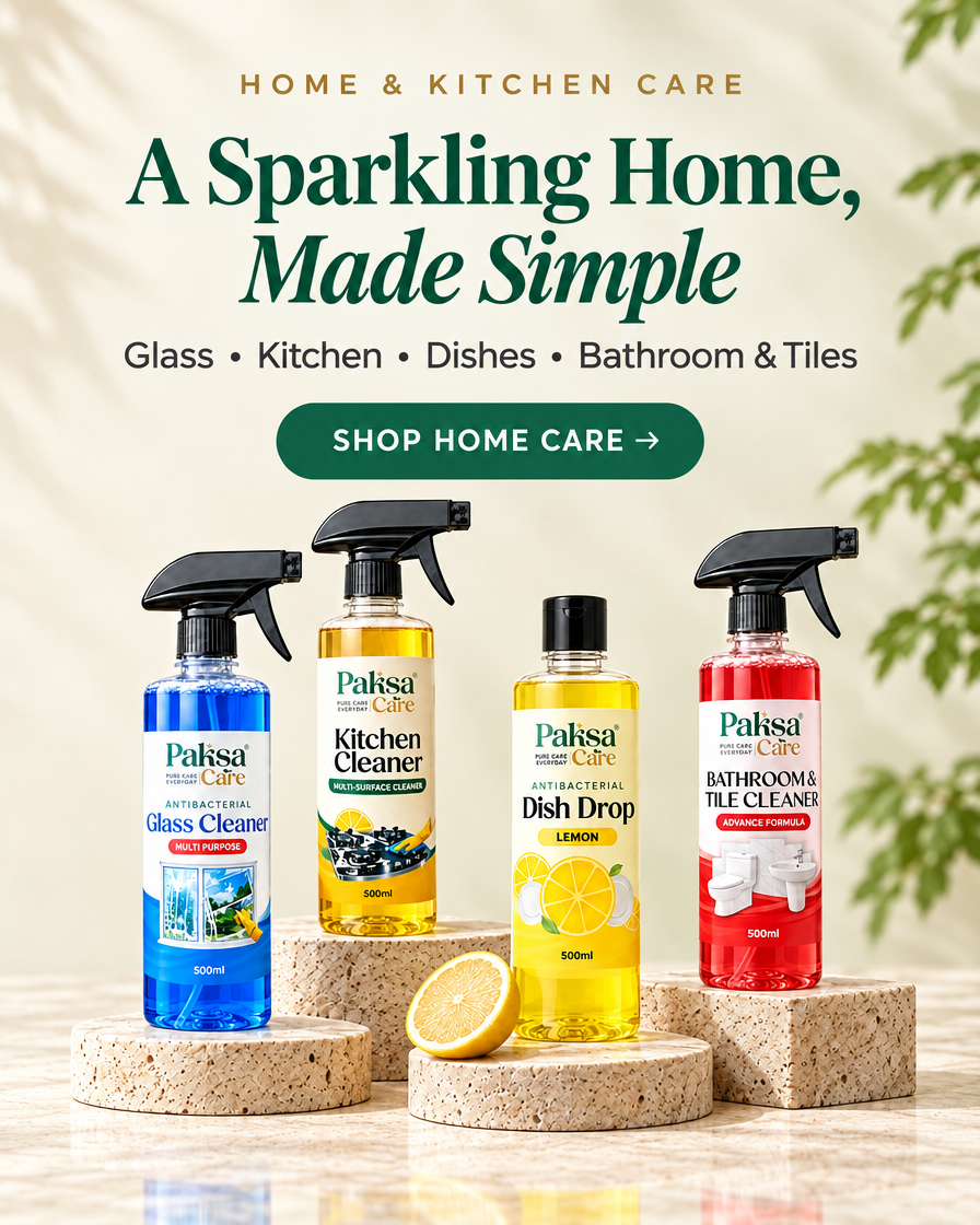 PaksaCare Home and Kitchen Care – A Sparkling Home, Made Simple