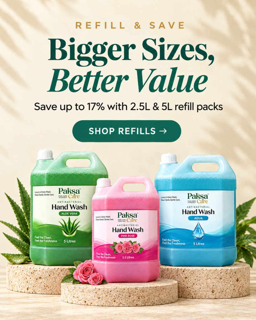 PaksaCare Refill and Save – Bigger Sizes, Better Value