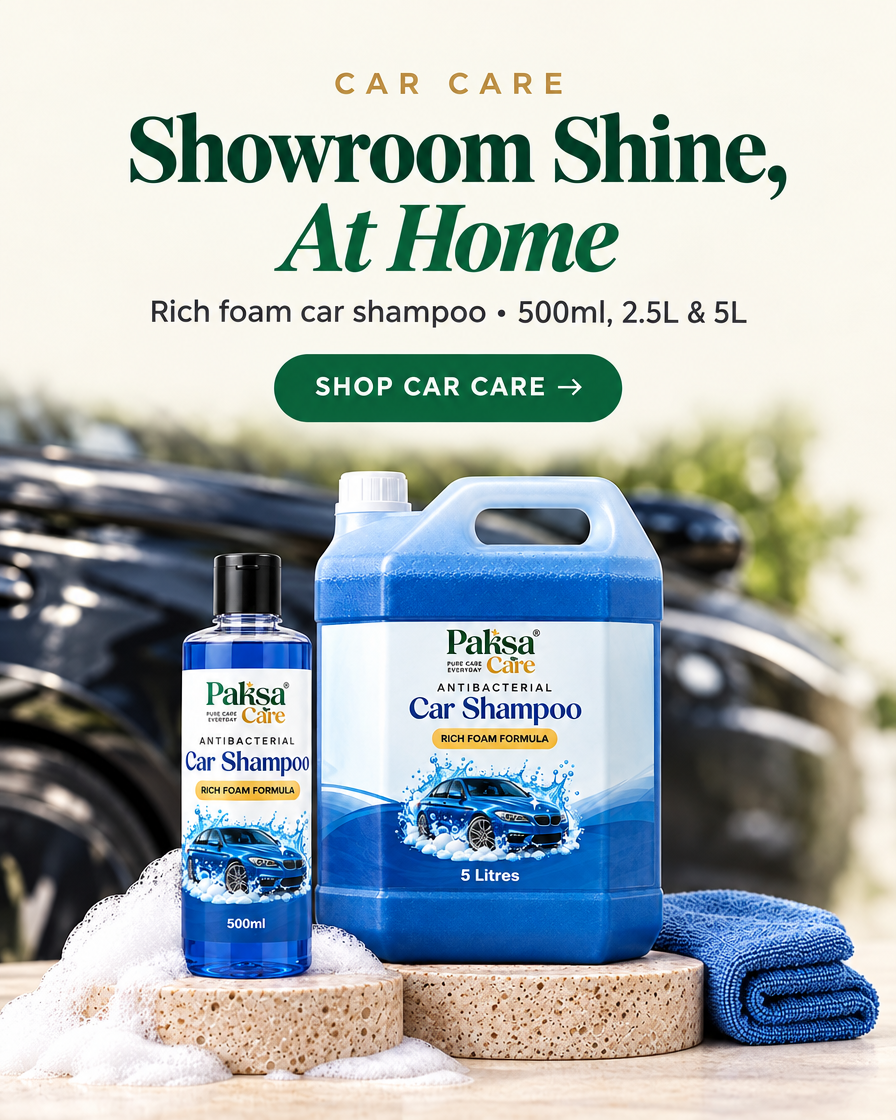 PaksaCare Car Care – Showroom Shine, At Home