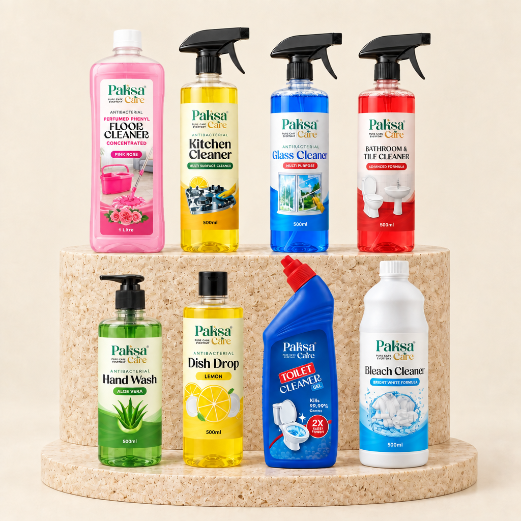 PaksaCare Complete Home Care Package – 8 cleaning essentials for hands, kitchen, bathroom, laundry and floors